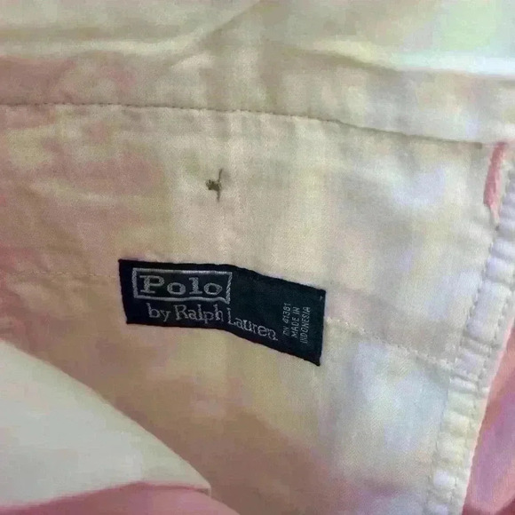 Men's pink polo by Ralph Lauren shorts size 36 - Picture 5 of 5